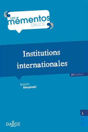 Institutions internationales