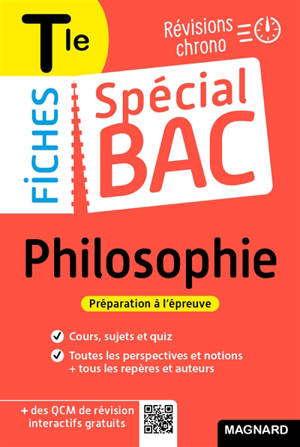 Philosophie terminale : révisions chrono : préparation à l'épreuve