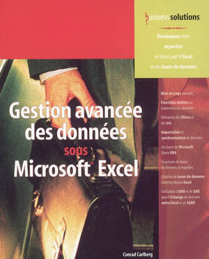 Gestion avancée des données sous Excel