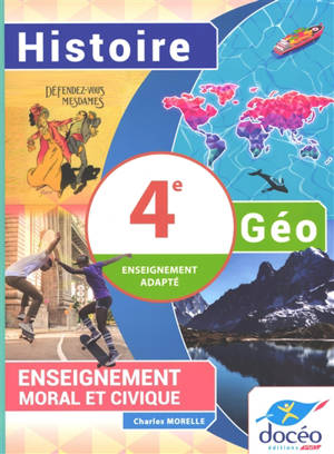 Histoire géo, enseignement moral et civique, 4e enseignement adapté