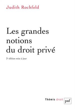 Les grandes notions du droit privé