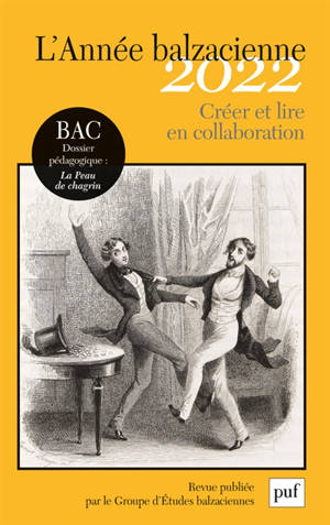 Année balzacienne (L'), n° 23. Créer et lire en collaboration
