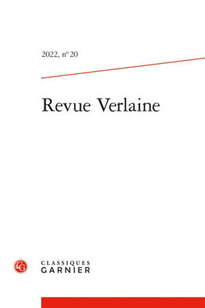 Revue Verlaine, n° 20