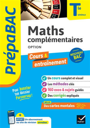 Maths complémentaires option, terminale générale : nouveau bac