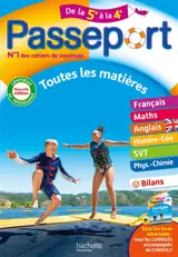 Passeport de la 5e à la 4e : toutes les matières : conforme au programme