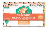 52 menus hebdomadaires Mémoniak à compléter et à aimanter sur le frigo