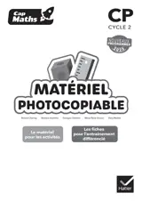 Cap maths CP, cycle 2 : matériel photocopiable : nouveaux programmes 2025