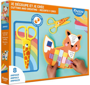 Je découpe et je crée : 8 animaux. Cutting and creating : 8 animals. Recorto y creo : 8 animales