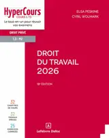 Droit du travail 2026 : droit privé L3-M2