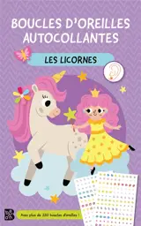 Boucles d'oreille autocollantes : Les licornes