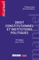 Droit constitutionnel et institutions politiques : 2025-2026