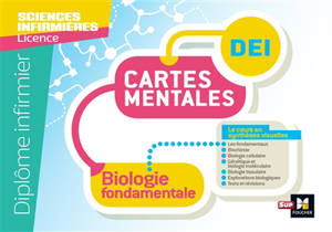 Biologie fondamentale UE 2.1 : cartes mentales : diplôme infirmier, IFSI, licence