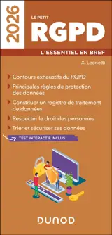 Le petit RGPD 2026 : l'essentiel en bref