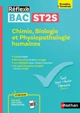 Chimie, biologie et physiopathologie humaines, première + terminale bac ST2S