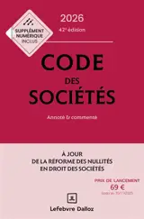 Code des sociétés 2026 : annoté & commenté
