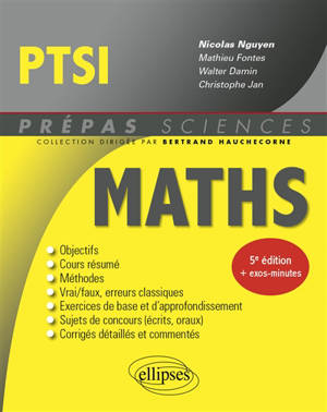 Maths PTSI : nouveaux programmes