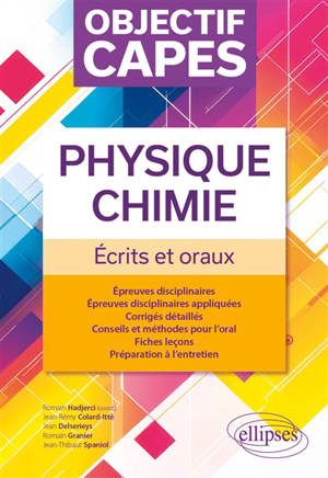 Physique chimie : écrits et oraux