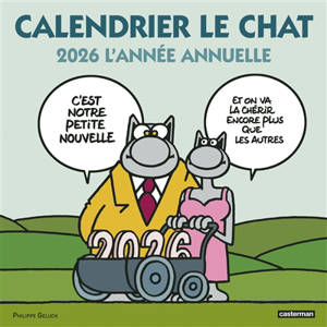 Calendrier Le Chat 2026 : l'année annuelle