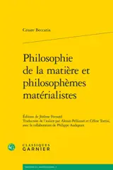 Philosophie de la matière et philosophèmes matérialistes