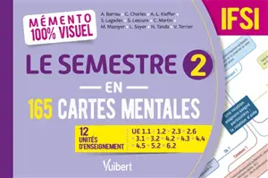 Le semestre 2 en 165 cartes mentales, IFSI : 12 unités d'enseignement