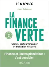 La finance verte : climat, secteur financier et transition net zéro