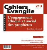 Cahiers Evangile, n° 213. L'engagement éthique et social des prophètes