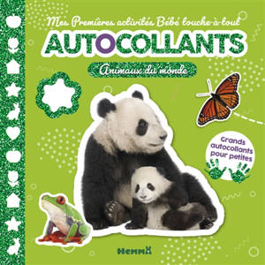 Mes premières activités : Autocollants : Animaux du monde - Grands autocollants pour petites mains