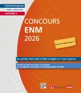 ENM, concours 2026 : catégorie A
