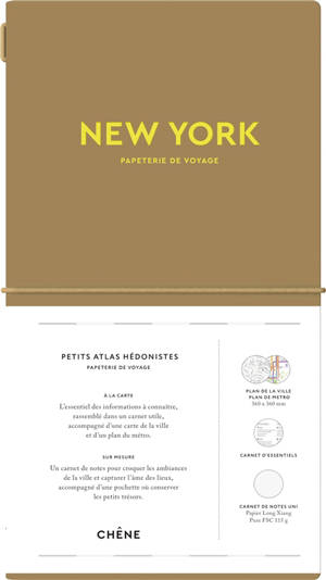 New York : papeterie de voyage