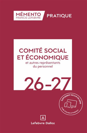 Comité social et économique et autres représentants du personnel 2026-2027