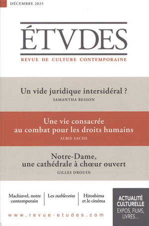 Etudes, n° 4332