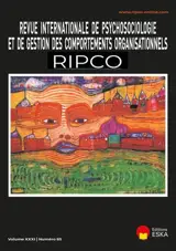 Revue internationale de psychosociologie et de gestion des comportements organisationnels, n° 85. Reconnaissance du beau travail et du bon travail en milieu hospitalier