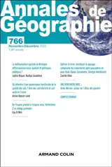 Annales de géographie, n° 766
