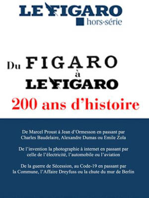 Le Figaro, hors-série. Du Figaro à Le Figaro : 200 ans d'histoire
