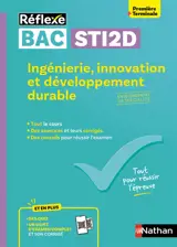 Ingénierie, innovation et développement durable : enseignement de spécialité 1re, Terminale STI2D