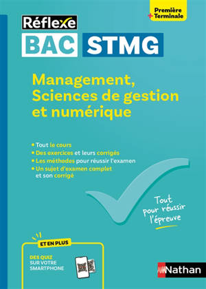 Management, sciences de gestion et numérique, bac STMG 1re, terminale