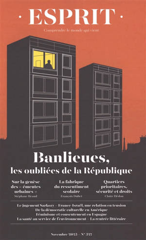 Esprit, n° 527. Banlieues, les oubliées de la République