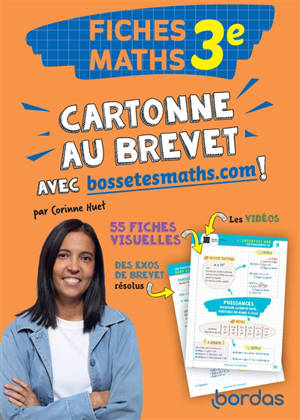 Cartonne au brevet avec bossetesmaths.com ! : fiches maths 3e