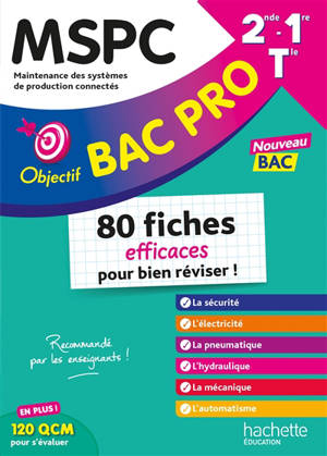 Bac pro MSPC (ex-MEI), 2de, 1re, terminale