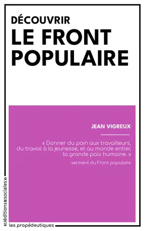 Découvrir le Front populaire