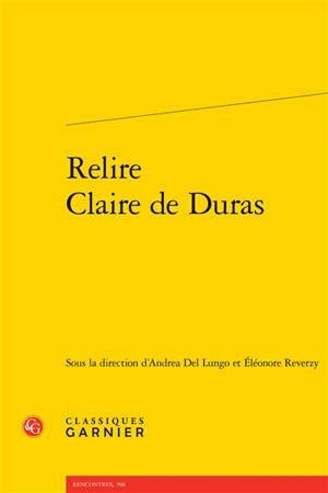 Relire Claire de Duras