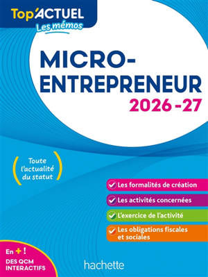 Micro-entrepreneur : 2026-2027