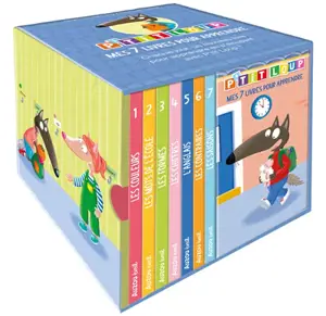 Bibliothèque P'tit Loup : mes 7 livres pour apprendre : chaque jour, un nouveau livre pour apprendre en s'amusant avec P'tit Loup !