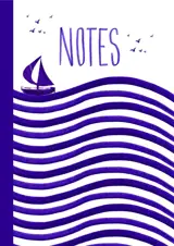 Carnet Marinière Pourpre