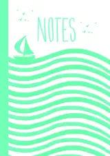 Carnet Marinière Cyan