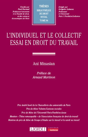L'individuel et le collectif : essai en droit du travail