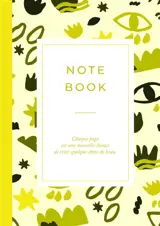Carnet motifs Jaune