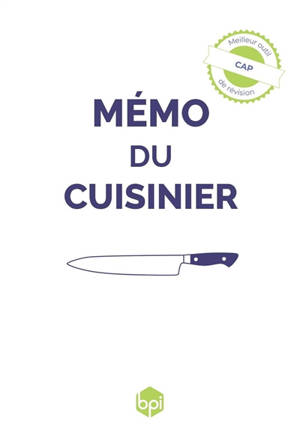 Mémo du cuisinier