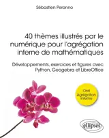 40 thèmes illustrés par le numérique pour l'agrégation interne de mathématiques : développements, exercices et figures avec Python, Geogebra et LibreOffice