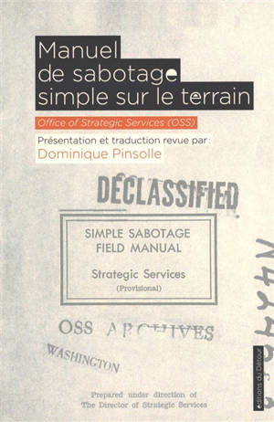 Manuel de sabotage simple sur le terrain